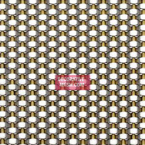 interior fitting woven wire fabric / brass / tight mesh