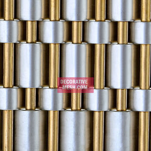 interior fitting woven wire fabric / brass / tight mesh