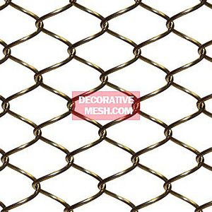 cladding woven wire fabric / stainless steel / aluminum / twisted