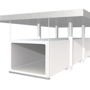 high-resistance plasterboard / fire-retardant