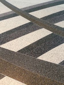 concrete floor covering / smooth / stone look / interior