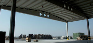 reinforced concrete beam / precast concrete / I / variable-depth
