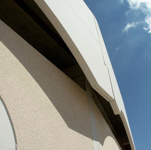 prefabricated panel curtain wall / panel / reinforced concrete / with integrated insulation