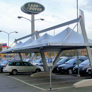 PVC carport / aluminum / commercial