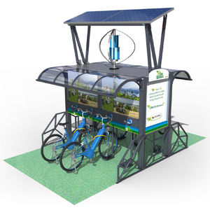 electric bike charging station / solar