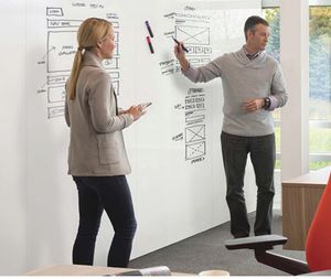 white board / erasable / wall-mounted / freestanding