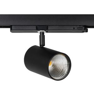 LED track light / round / aluminum / steel