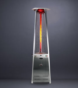 floor-standing infrared patio heater / gas