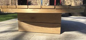 wood-burning fire pit / wooden / with barbecue