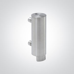 commercial soap dispenser / wall-mounted / stainless steel / manual