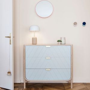 contemporary chest of drawers / oak / MDF