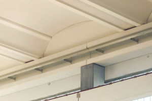 reinforced concrete beam / precast concrete / with symmetrical section