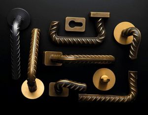 door handle / brass / contemporary / home