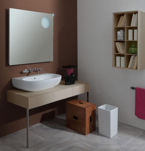 countertop washbasin / ceramic / contemporary