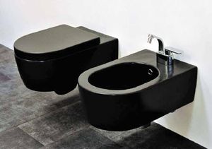 wall-hung bidet / ceramic