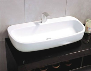 countertop washbasin / other shapes / ceramic / contemporary