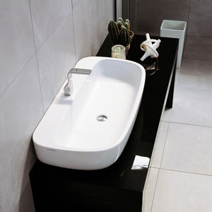 countertop washbasin / ceramic / contemporary