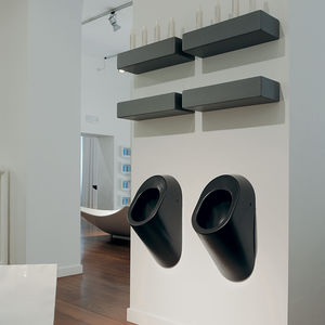 wall-mounted urinal / ceramic