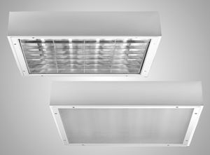 surface-mounted light fixture / LED / square / IP65