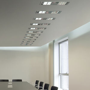 surface-mounted light fixture / recessed ceiling / LED / square