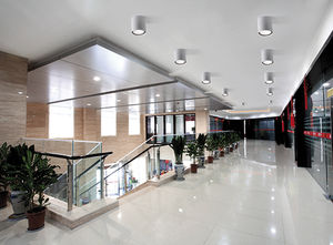 surface mounted downlight / LED / round / cast aluminum