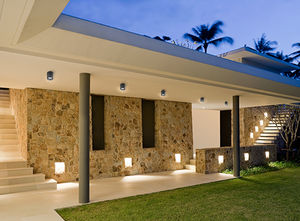 surface mounted downlight / outdoor / LED / round