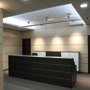 hanging light fixture / LED / linear / polycarbonate