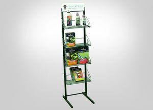 periodicals display rack / metal / for shops