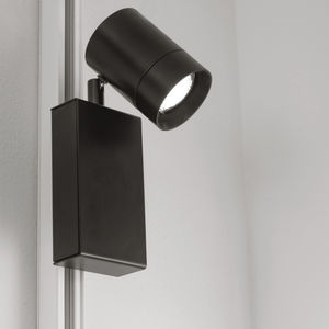 LED track light / metal halide / round / extruded aluminum