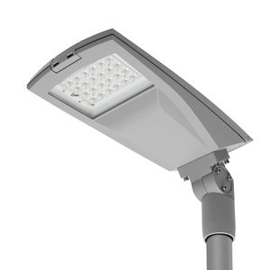 urban lamppost / contemporary / cast aluminum / glass