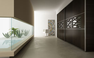 MDF decorative panel / laminate / for interior / smooth
