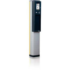 access control bollard / metal / automatic