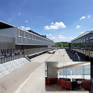 aluminum solar shading / for facades / motorized rotating / vertical