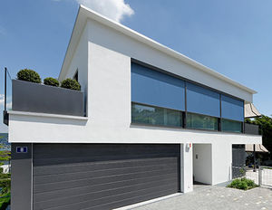 roller blinds / canvas / aluminum / outdoor