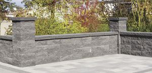 garden edge / natural stone / high