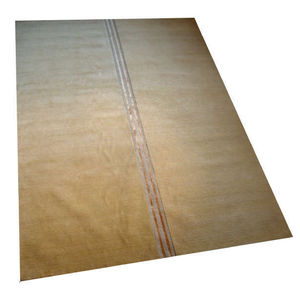 contemporary rug / silk / wool / striped