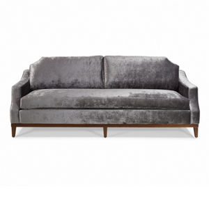 contemporary sofa / fabric / leather / 2-person