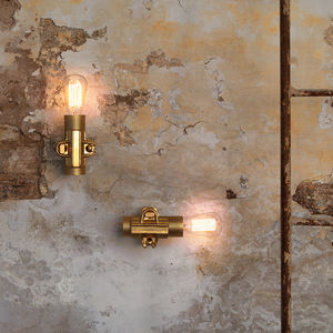 contemporary wall light / metal