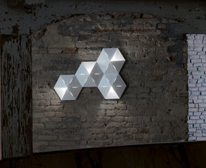contemporary wall light / hexagonal / metal / modular