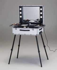 contemporary dressing table / aluminum / plastic / for hairdressers