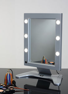 table mirror / contemporary / rectangular / for beauty salons