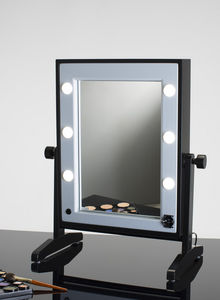 table mirror / contemporary / rectangular / for beauty salons