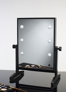 table mirror / contemporary / rectangular / for beauty salons