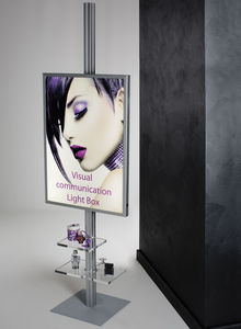 indoor display panel / luminous / LED / aluminum