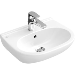 wall-mounted washbasin / porcelain / contemporary