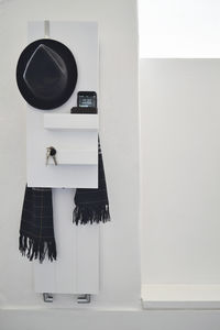 hot water towel radiator / electric / vertical / rectangular