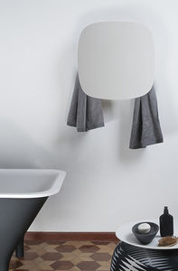 electric towel radiator / storage / metal / contemporary