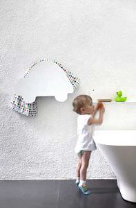 electric towel radiator / aluminum / contemporary / wall-mounted