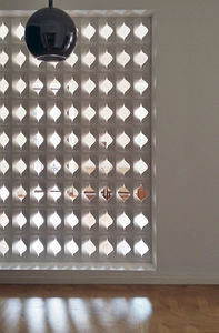 decorative panel / wall-mounted / plaster / ceramic