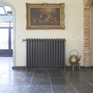 hot water radiator / cast iron / contemporary / horizontal